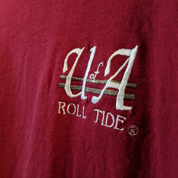 ๐จโ๐ Red University of Alabama Roll Tide T-shirt - Picture 3 of 7